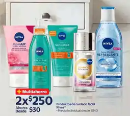 Walmart Express Nivea productos de cuidado facial oferta