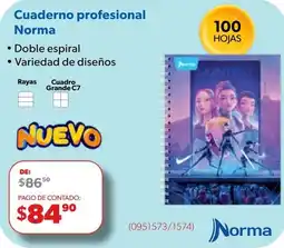 Ofix Norma Cuaderno profesional oferta