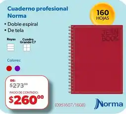 Ofix Norma Cuaderno profesional oferta