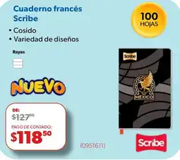 Ofix Scribe cuaderno francés oferta