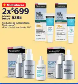 Walmart Express Neutrogena sun fresh derm care textura fluida oferta