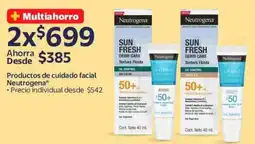 Walmart Express Neutrogena Sun Fresh Derm Care Textura Fluida oferta