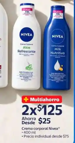Walmart Nivea crema corporal oferta
