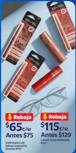 Walmart Express Rumba BYS Delineador de labios indeleble oferta