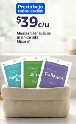 Walmart Mjcare Mascarillas faciales mijin de tela oferta