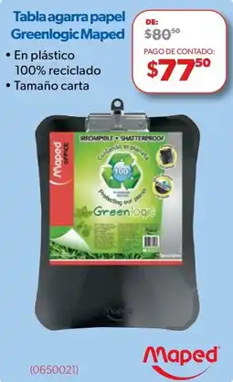 Ofix Maped Tabla agarra papel Greenlogic oferta