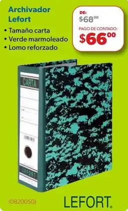 Ofix Lefort Archivador oferta