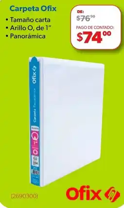 Ofix Ofix Carpeta Panorámica oferta