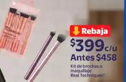 Walmart Real techniques kit de brochas o maquillaje oferta