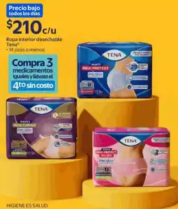 Walmart Express Tena Ropa interior desechable oferta