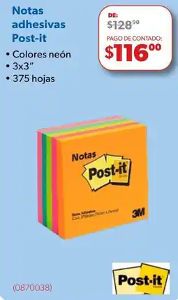 Ofix Post-it Notas adhesivas oferta