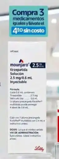 Walmart Mounjaro tirzepatida Solución oferta