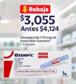Walmart Ozempic semaglutida inyectable oferta