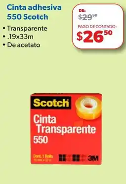 Ofix Scotch Cinta Transparente 550 oferta