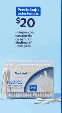 Walmart Express Medimart hisopos con bastoncillo de bambú oferta