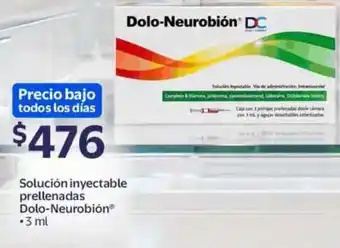 Dolo-neurobion solución inyectable prellenadas