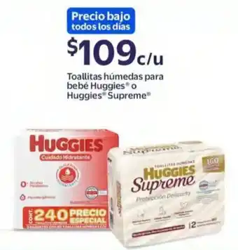 Huggies toallitas húmedas para bebé