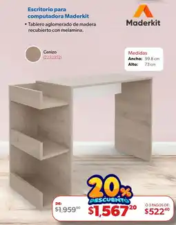 Ofix Maderkit Escritorio para computadora oferta