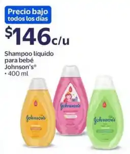 Walmart Express Johnson's Shampoo liquido para bebé oferta
