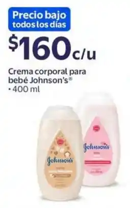 Walmart Express Johnson's Crema corporal para bebé oferta