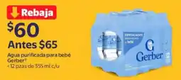 Walmart Gerber Agua purificada para bebé oferta
