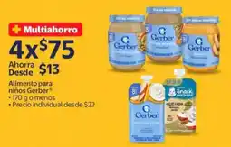Walmart Gerber Alimento para niños oferta