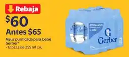 Walmart Express Agua purificada para bebé Gerber oferta