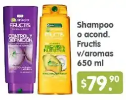 Arteli Fructis shampoo o acondicionador v/aromas oferta