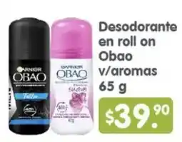 Arteli Desodorante en roll on Obao v/aromas oferta