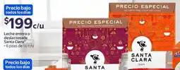 Walmart Express Santa clara leche entera o deslactosada oferta