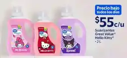 Walmart Great value hello kitty suavizantes oferta