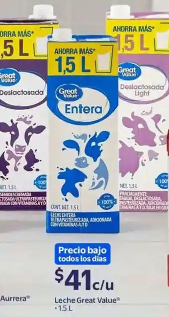 Great value leche entera