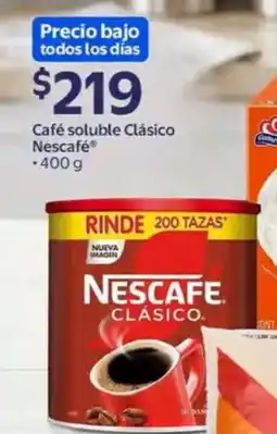 Walmart Nescafé café soluble clásico oferta