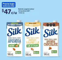 Walmart Express Silk bebida vegetal sabor almendras oferta