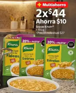 Walmart Express Knorr sopas oferta