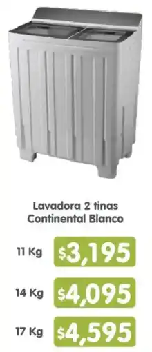 Arteli Continental Lavadora 2 tin oferta