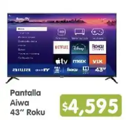 Arteli Aiwa Pantalla 43" Roku oferta