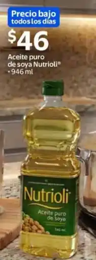 Walmart Nutrioli Aceite puro de soya oferta