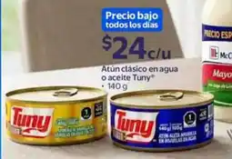 Walmart Tuny atún clásico en agua o aceite oferta