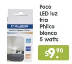 Arteli Philco foco led luz fria blanca oferta