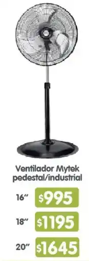 Arteli Mytek Ventilador pedestal/industrial oferta
