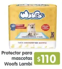 Arteli Woofs Lambi Protector para mascotas oferta