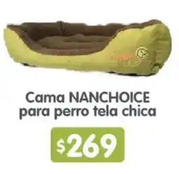 Arteli NANCHOICE cama para perro tela chica oferta