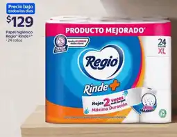 Walmart Express Regio rinde+ papel higiénico oferta