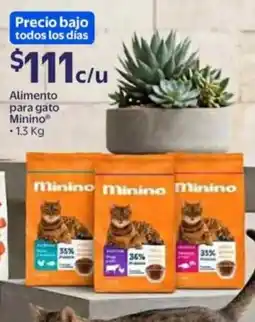 Walmart Minino Alimento para gato oferta