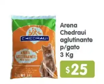 Arteli Chedraui arena aglutinante p/gato oferta