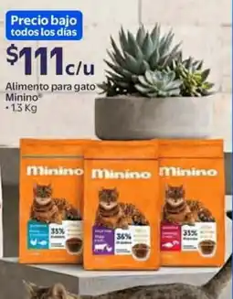 Walmart Express Minino alimento para gato oferta