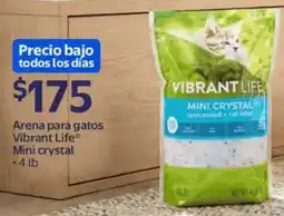 Walmart Express Vibrant Life arena para gatos mini crystal oferta