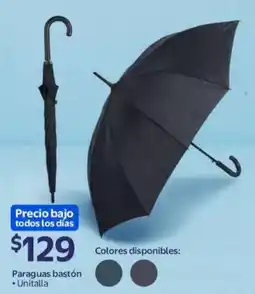 Walmart Unitalla Paraguas bastón oferta