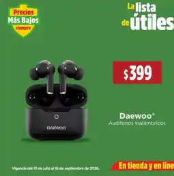Bodega Aurrerá Daewoo Audífonos inalámbricos oferta